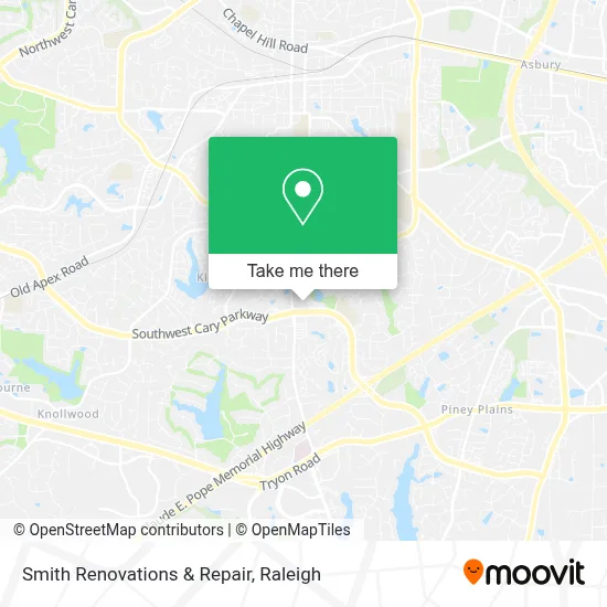 Smith Renovations & Repair map