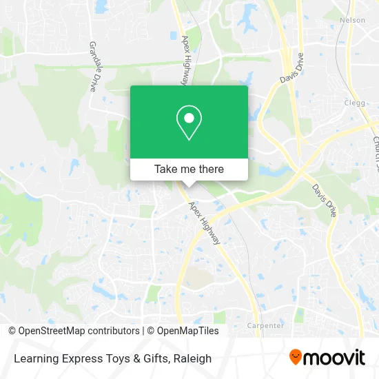 Learning Express Toys & Gifts map