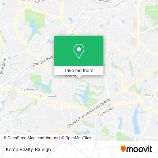 Mapa de Kemp Realty