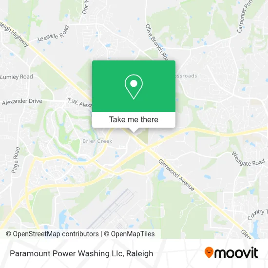 Paramount Power Washing Llc map
