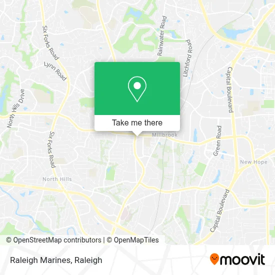Raleigh Marines map