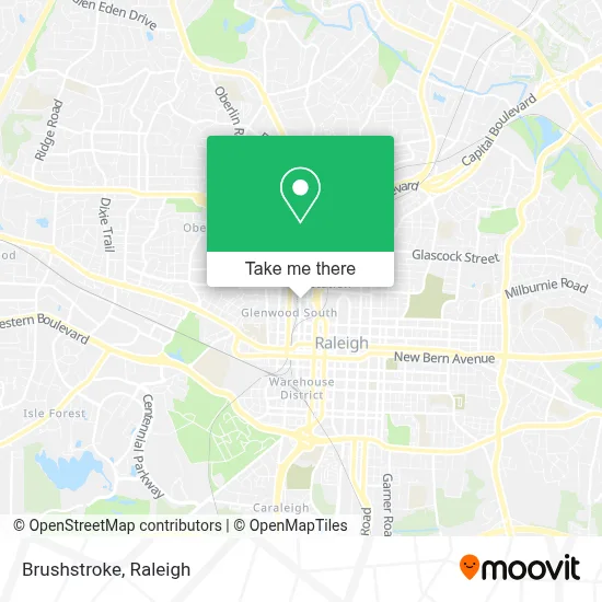Brushstroke map