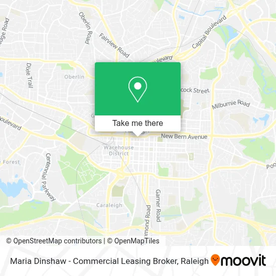 Maria Dinshaw - Commercial Leasing Broker map