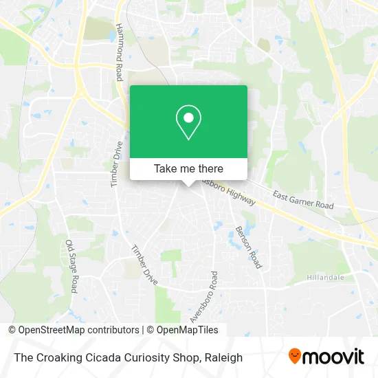 The Croaking Cicada Curiosity Shop map