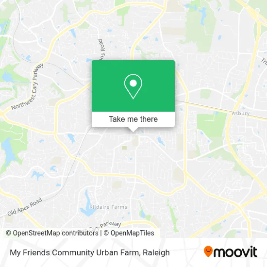My Friends Community Urban Farm map