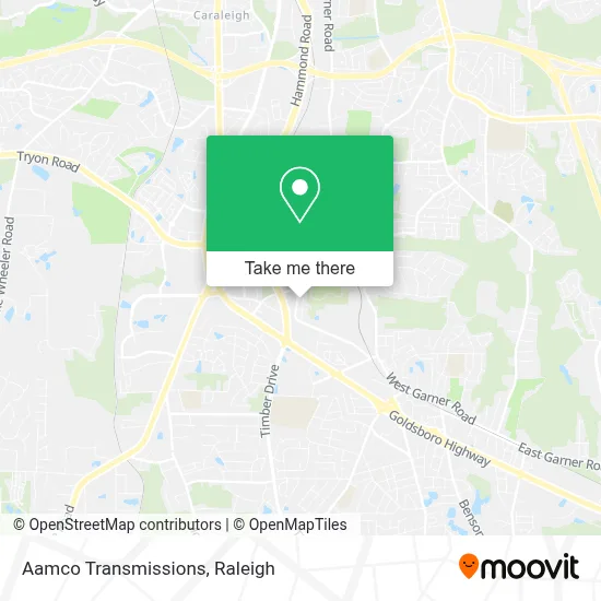 Aamco Transmissions map