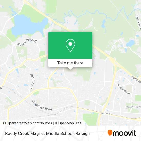 Reedy Creek Magnet Middle School map