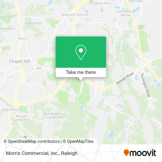 Morris Commercial, Inc. map