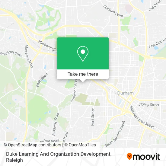 Duke Learning And Organization Development map