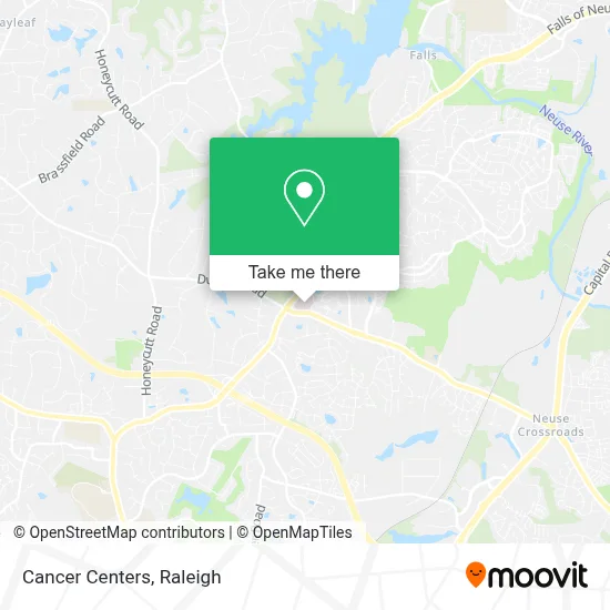Cancer Centers map