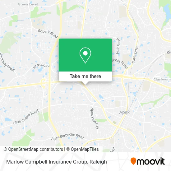 Marlow Campbell Insurance Group map