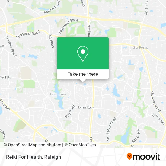 Reiki For Health map