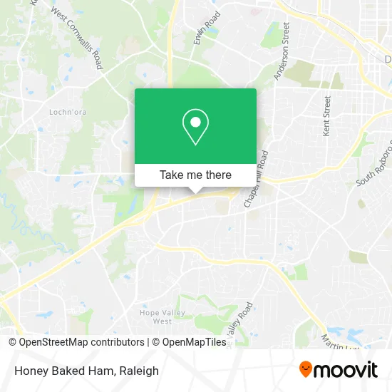 Honey Baked Ham map
