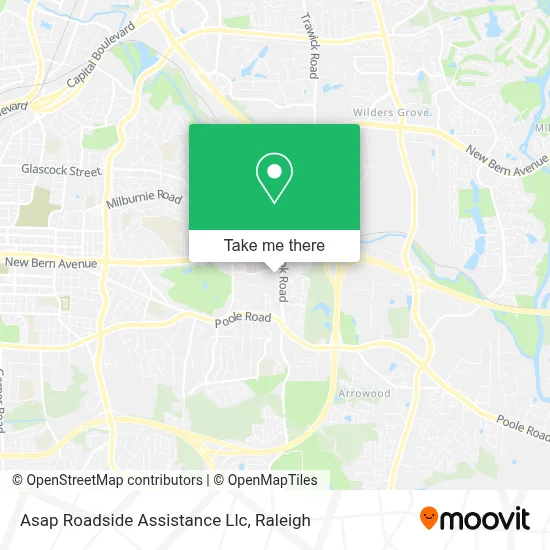 Asap Roadside Assistance Llc map