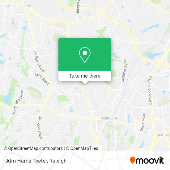 Atm Harris Teeter map