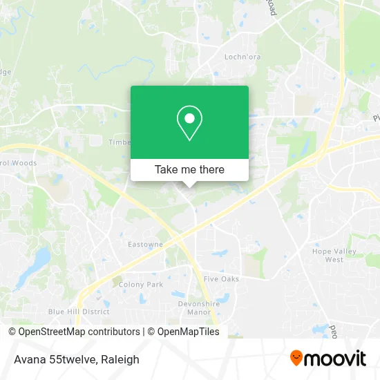 Avana 55twelve map