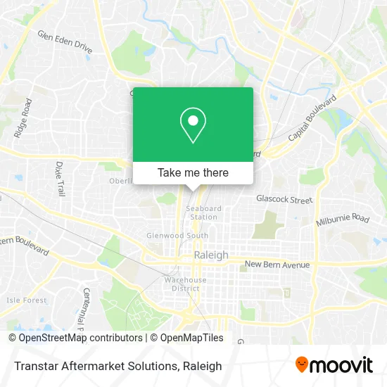 Transtar Aftermarket Solutions map