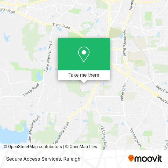 Secure Access Services map