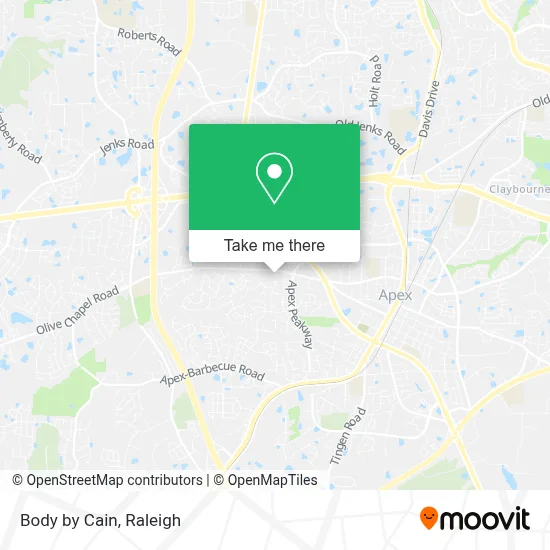 Body by Cain map