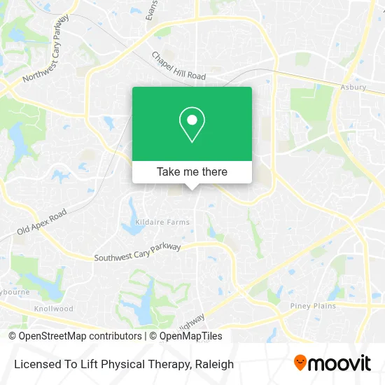 Licensed To Lift Physical Therapy map