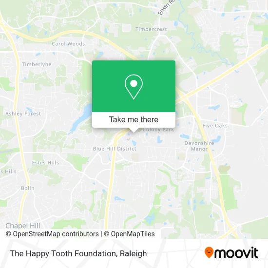 The Happy Tooth Foundation map