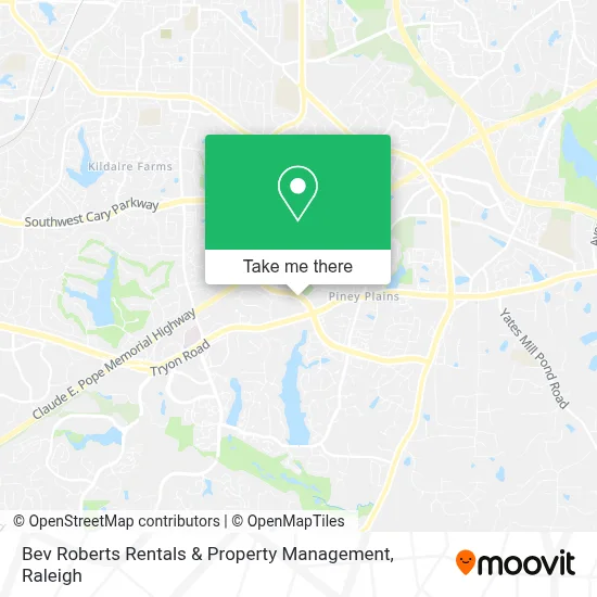 Bev Roberts Rentals & Property Management map