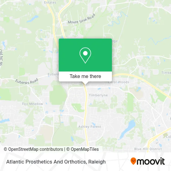 Atlantic Prosthetics And Orthotics map