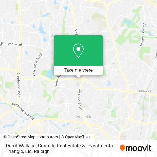 Derrit Wallace, Costello Real Estate & Investments Triangle, Llc map