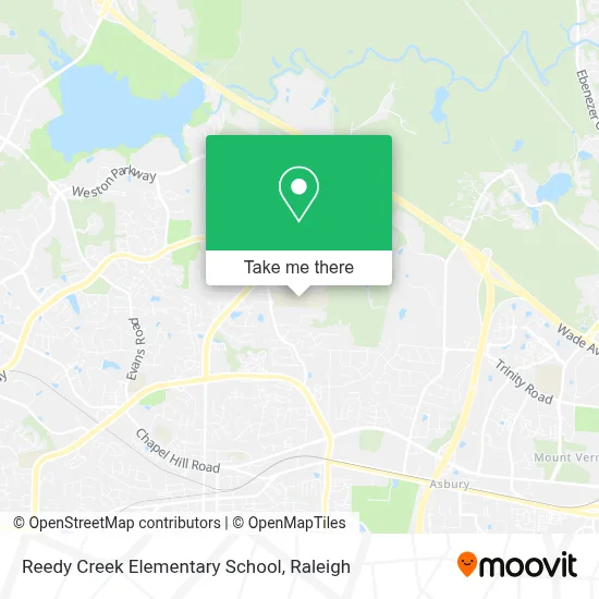 Reedy Creek Elementary School map