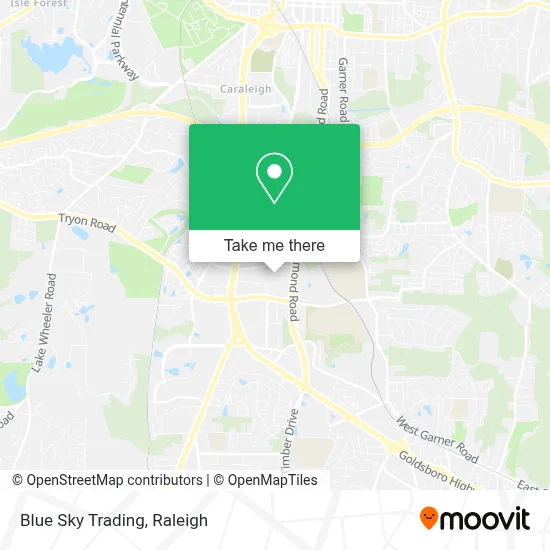 Blue Sky Trading map