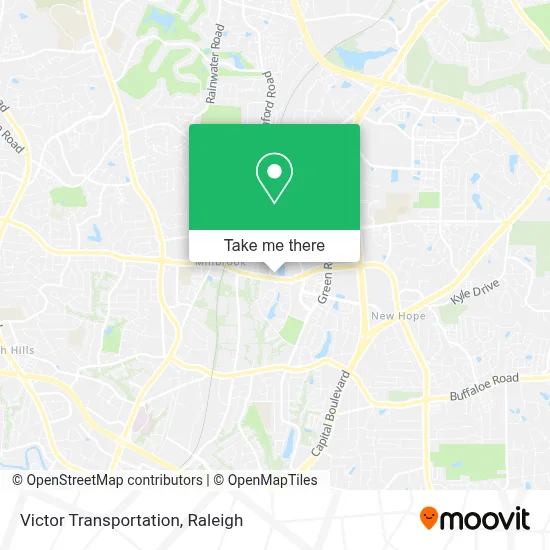 Victor Transportation map