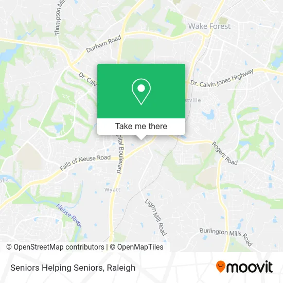 Seniors Helping Seniors map