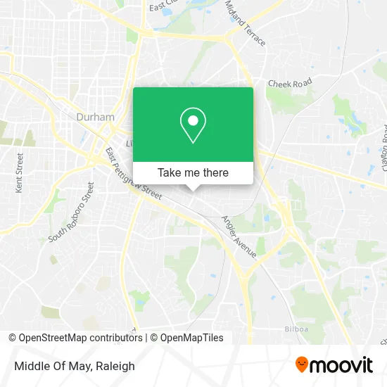 Middle Of May map