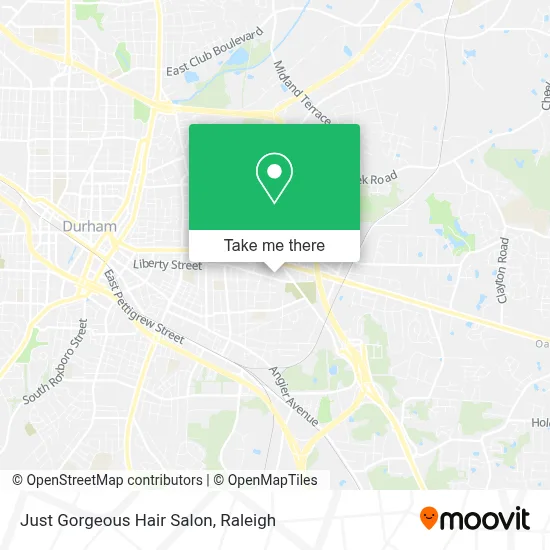 Just Gorgeous Hair Salon map