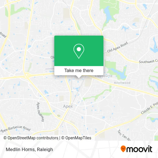 Medlin Horns map