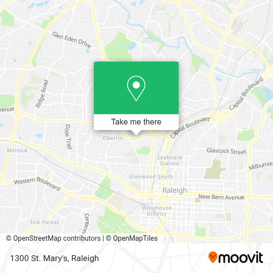 1300 St. Mary's map