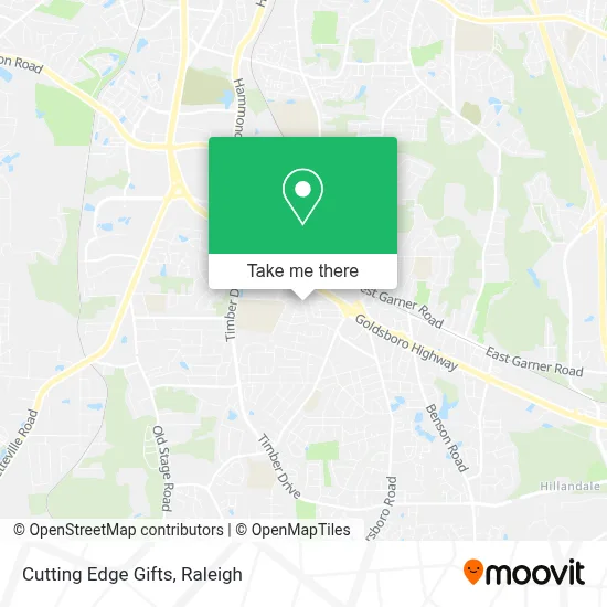 Cutting Edge Gifts map