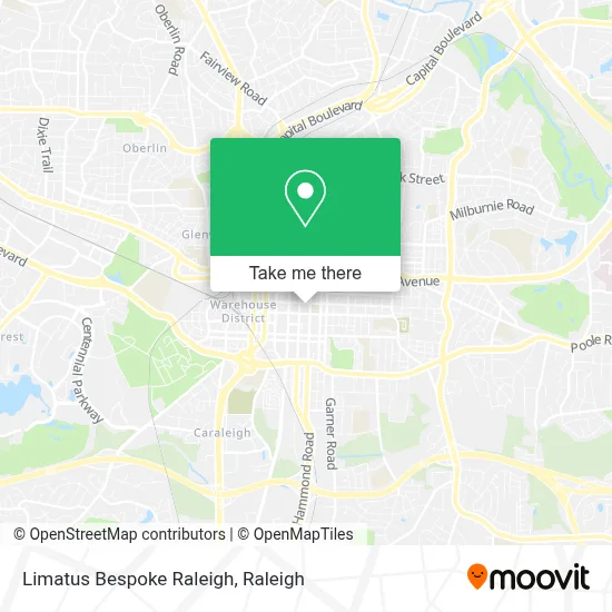 Limatus Bespoke Raleigh map