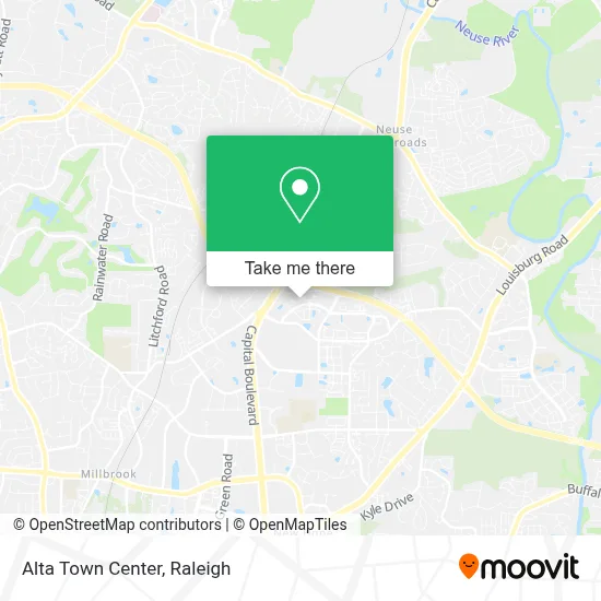 Alta Town Center map
