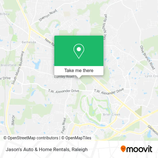 Jason's Auto & Home Rentals map