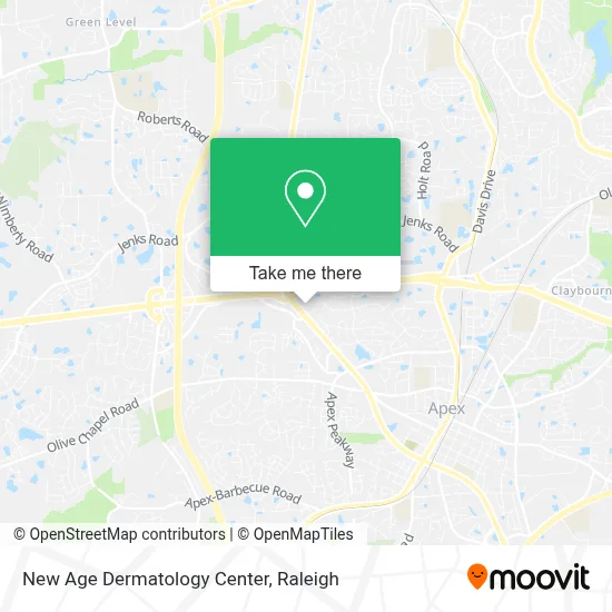 New Age Dermatology Center map