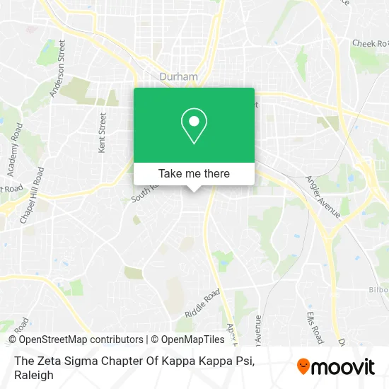 The Zeta Sigma Chapter Of Kappa Kappa Psi map