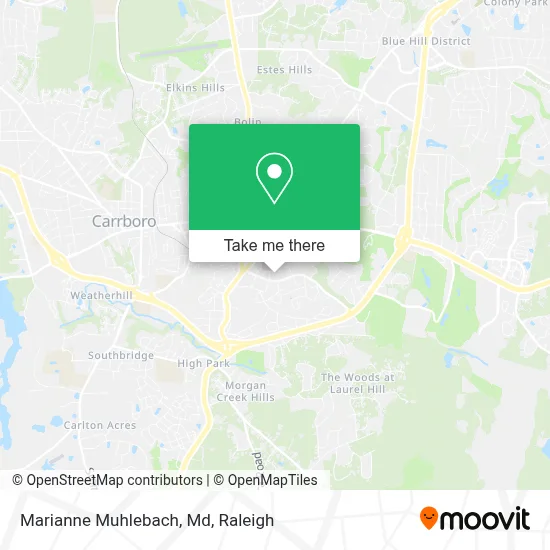 Marianne Muhlebach, Md map