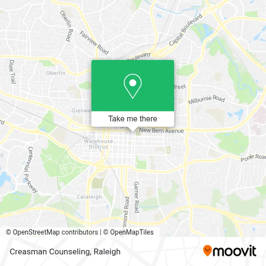 Creasman Counseling map