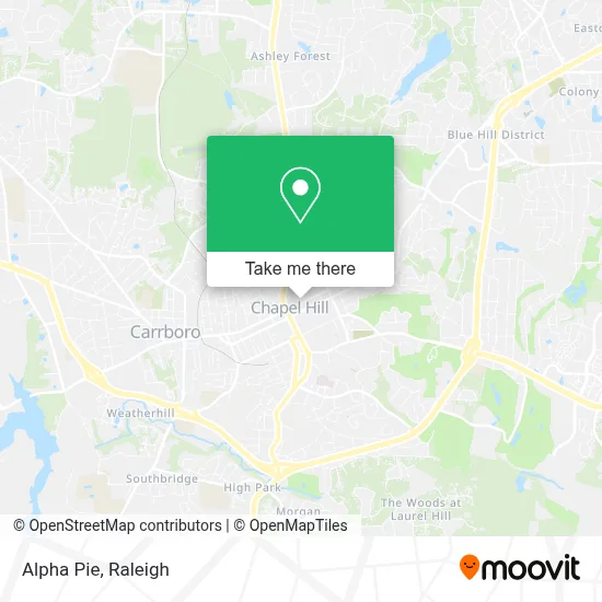 Alpha Pie map