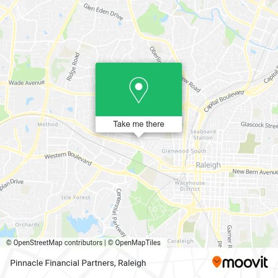 Pinnacle Financial Partners map