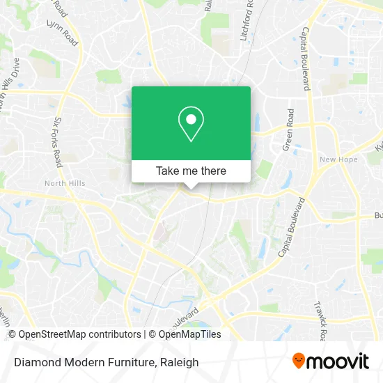 Diamond Modern Furniture map