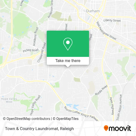 Town & Country Laundromat map