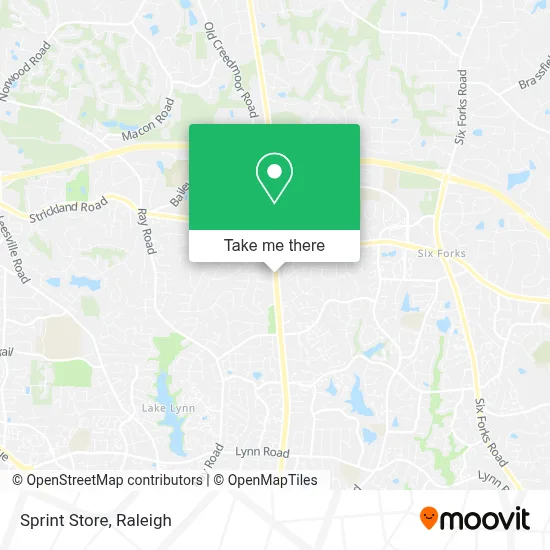 Sprint Store map