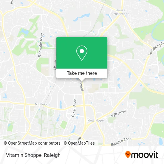 Vitamin Shoppe map